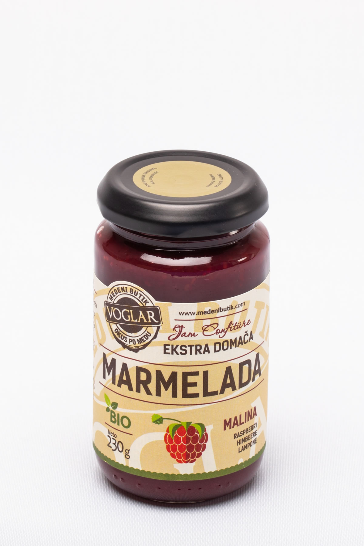 Organic Raspberry Jam 260 g